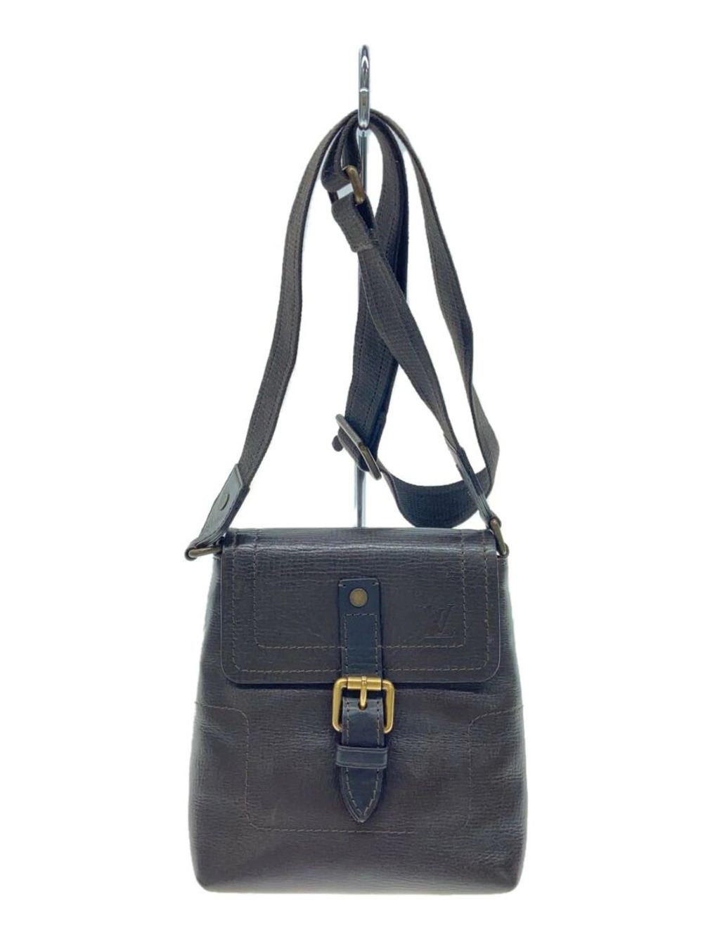LOUIS VUITTON Yuma Utah Leather Black